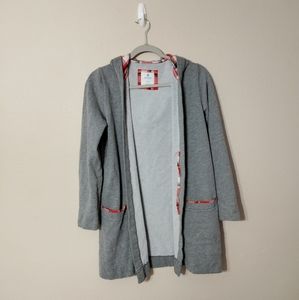 Aerie Gray Hooded Robe Size Xs-S